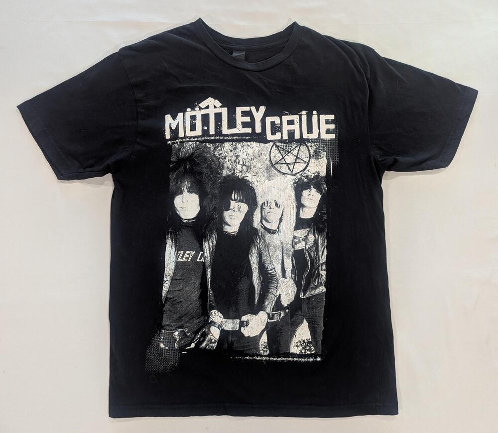 Motley Crue Shirt Mens M Black Monarch North America Stadium Tour Graphic Tee